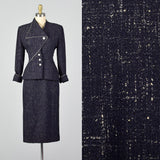 Small Lilli Ann 1950s Skirt Suit in Atomic Fleck