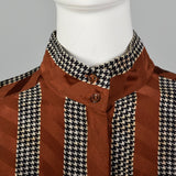 Medium Louis Feraud 1970s Silk Blouse
