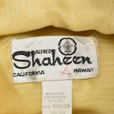 1970s Alfred Shaheen Yellow Maxi Dress
