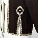 XS 1960s Brown Velvet Jacket