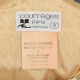 1960s Courreges Plaid Tweed A-Line Skirt