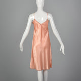 1940s Deadstock Pink Rayon Full Slip