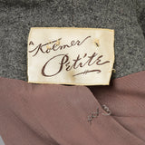 1940s Yellow and Gray Tweed Swing Jacket
