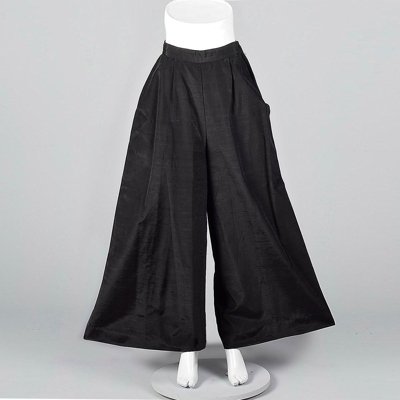 1930s Black Wide Leg Pants
