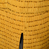 1960s Yellow Silk Dress with Beads