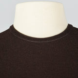 1950s Brown Knit Dress