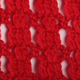 1950s Vibrant Red Open Crochet Cardigan