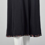 Medium Koos Van Den Akker 1980s Black Tunic