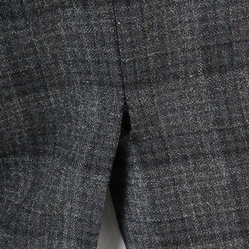 1950s Mens Gray Windowpane Jacket