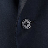 45L 1950s Navy Black Silk Shawl Collar Mens Tuxedo Single Button