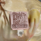 XS Holly Harp 1970s Cream Hand Painted Wrap Top
