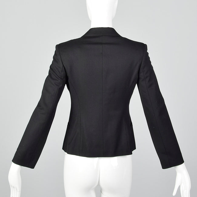 2000s Piazza Sempione Classic Black Blazer