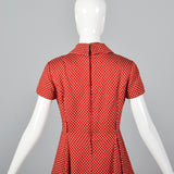 1960s Red Polka Dot Dress