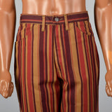 1960s Mens Deadstock Levi's Stripe Bell Bottoms
