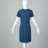 1960s Teal Dress and Jacket Set