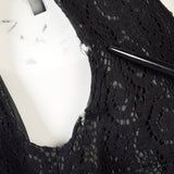 1950s Black Dress Set with Lace Overlay