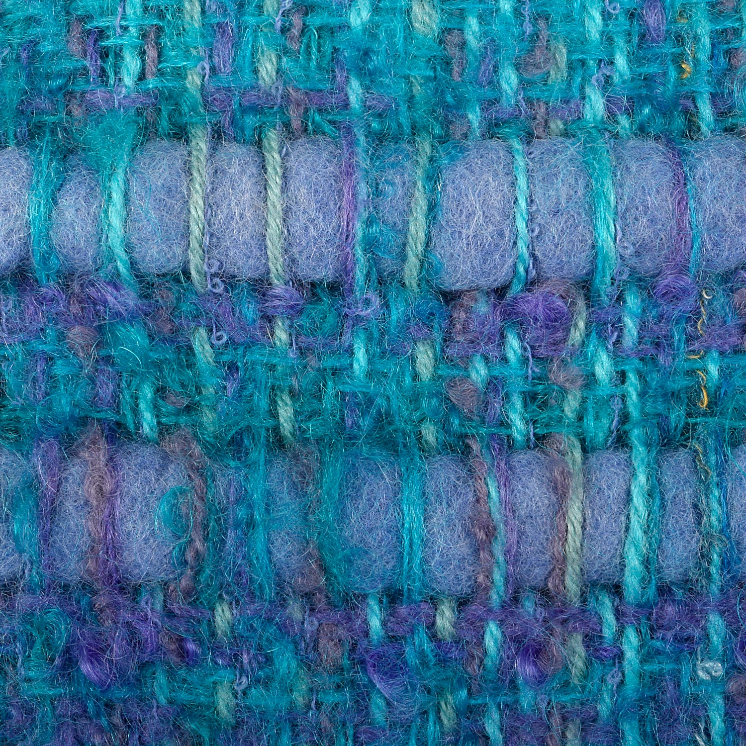 Large 1980s Teal Blue Cardigan Coat
