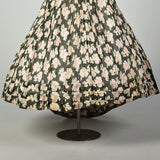 Large 1800s Set Cotton Top Floral Victorian Skirt Study As Is