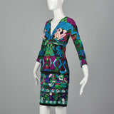 2010s Roberto Cavalli Signed Skirt Set