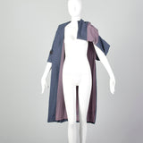 OSFM Blue Gray Lightweight Cape Jacket