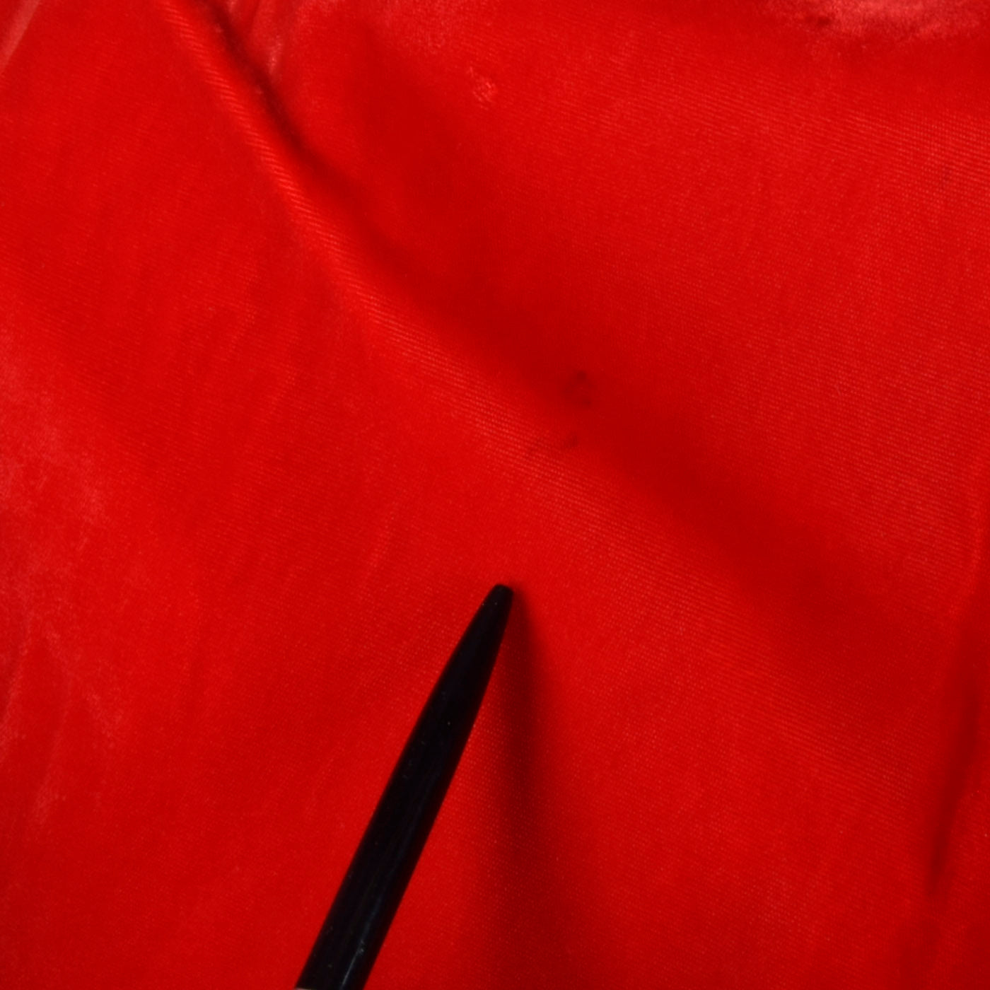 1940s Lightweight Red Velvet Swing Coat