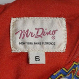 1960s Mr Dino Short Sleeve Summer Dress