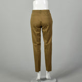 Medium Gucci Capri Pants Tapered Leg Mid Rise Designer Bottoms