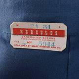 Deadstock 1940s Men's Sanforized Hercules Button Fly Summer Workwear Pants