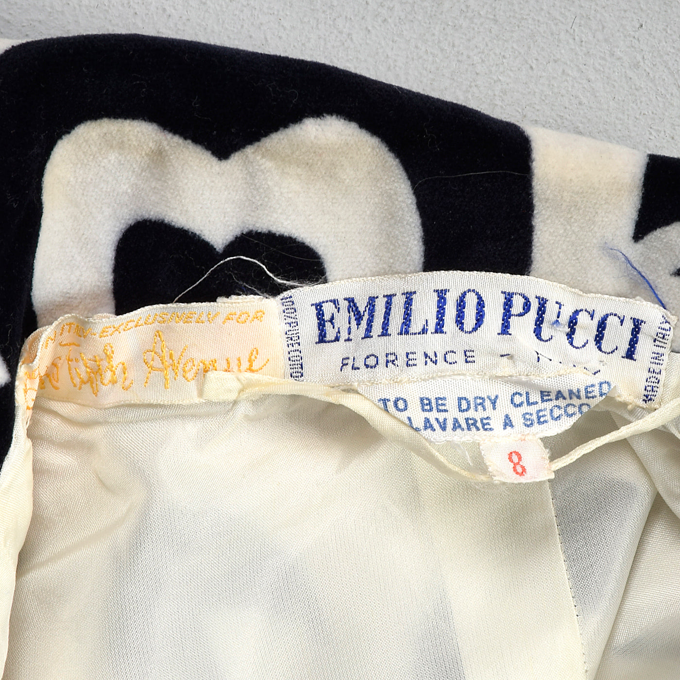 1960s Emilio Pucci Print Velvet Top