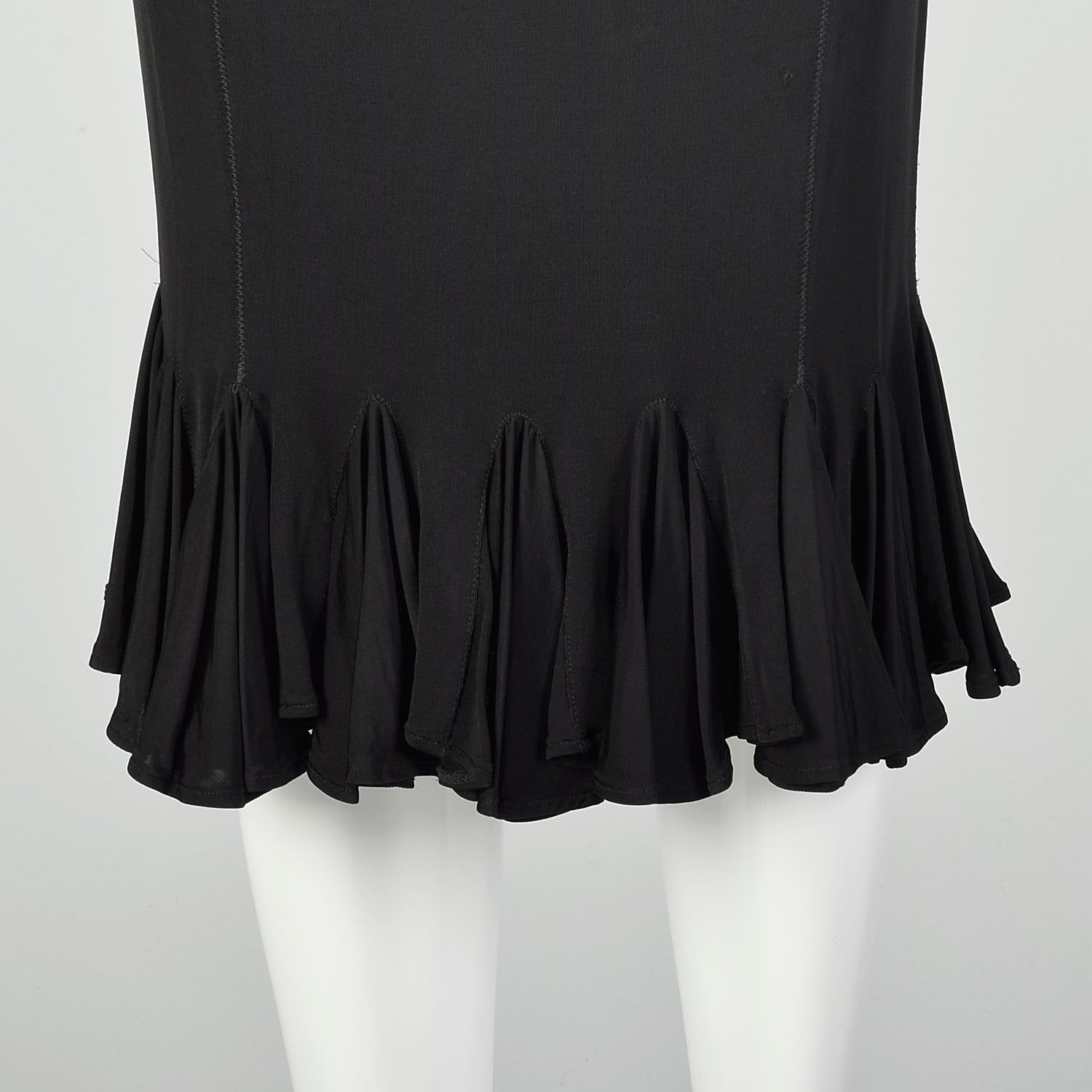 Medium Robert Cavalli Stretch Skirt Black Sexy Low Rise Just Cavalli