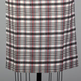 1960s Deadstock Plaid Blouse and Skirt Set