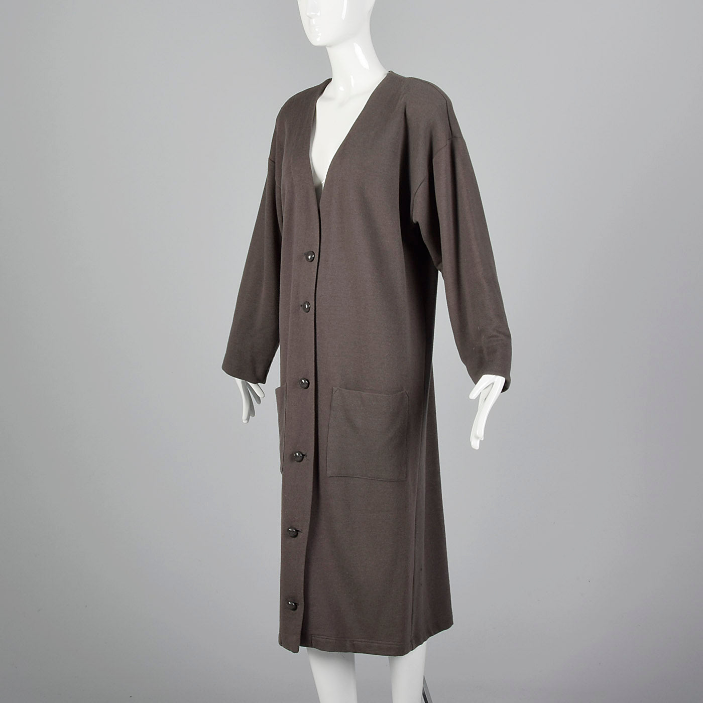 1990s Norma Kamali Long Knit Cardigan