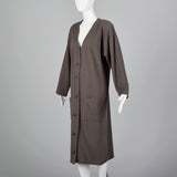 1990s Norma Kamali Long Knit Cardigan
