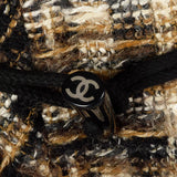 Chanel Full Length Tweed Maxi Coat with Toggle Closures & Hood
