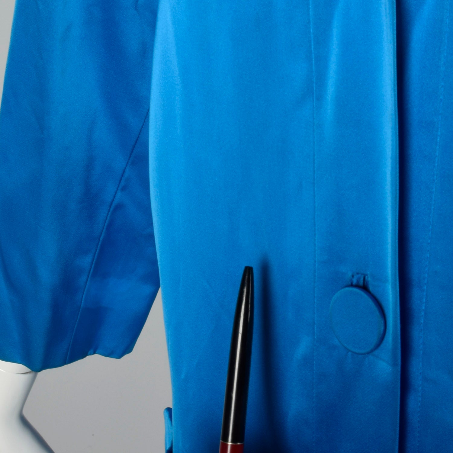 Large 1960s Blue Dress Coat
