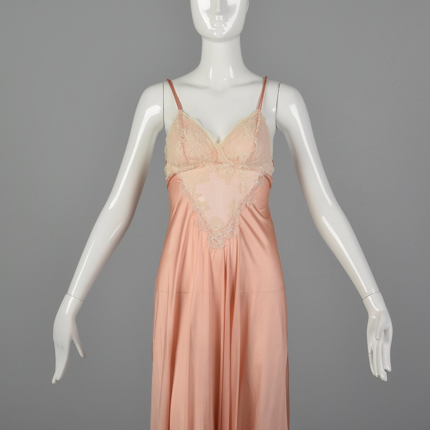 XS 1970s Kayser Nightgown & Peignoir Set