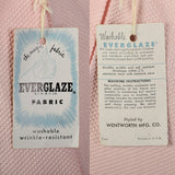 XXL 1950s Pink Day Dress Short Sleeve Deadstock Summer Casual
