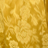 Medium 1960s Dress Gold Weave Brocade Maxi Casual Gown