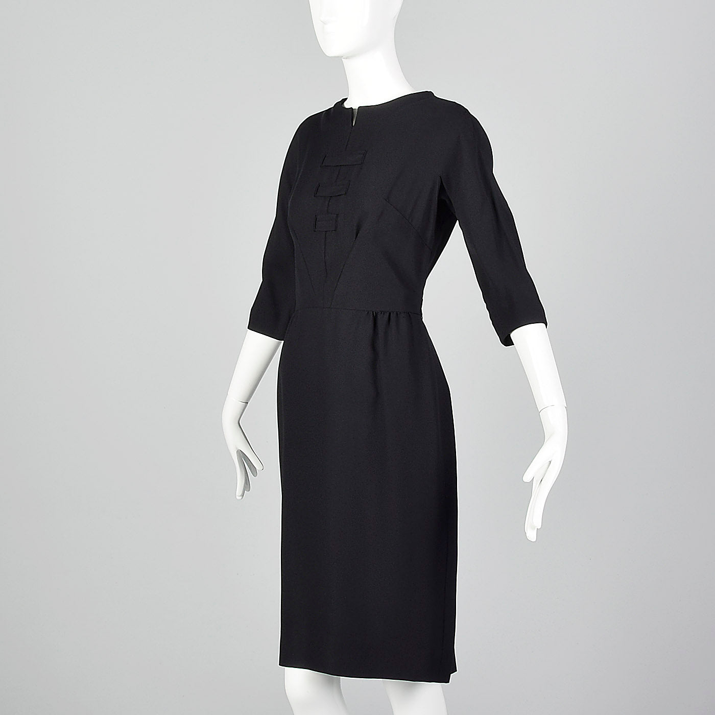1950s Black Dress