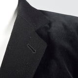 1980s Giorgio Armani Black Velvet Coat