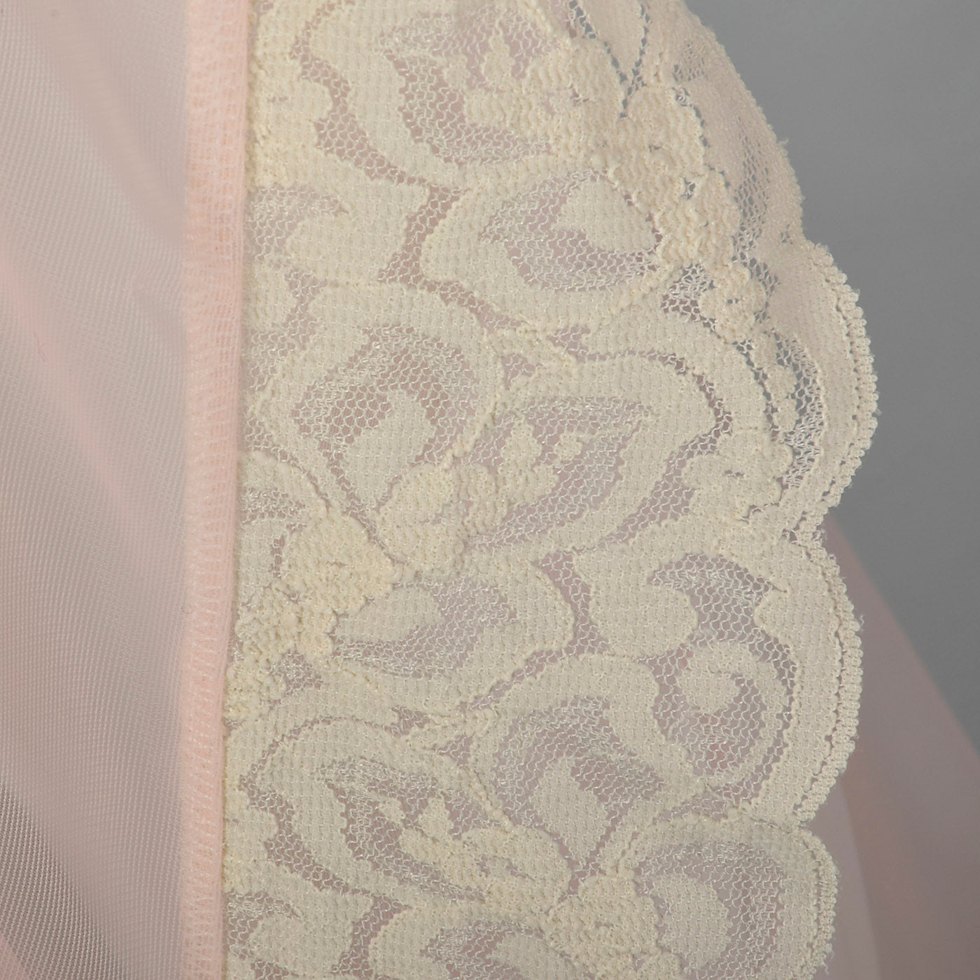 1970s Sexy Sheer Kaftan Nightgown in Pink