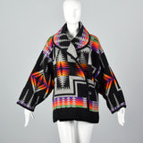 1970s Pendleton Beaver State Blanket Coat