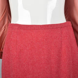 1960s Two Piece Pink Skirt Suit