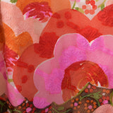 1970s Bohemian Harold Levine Silk Two Piece Separates Set
