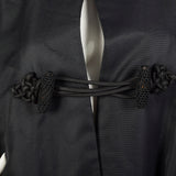 1980s Lightweight Black Cape Gold Lining