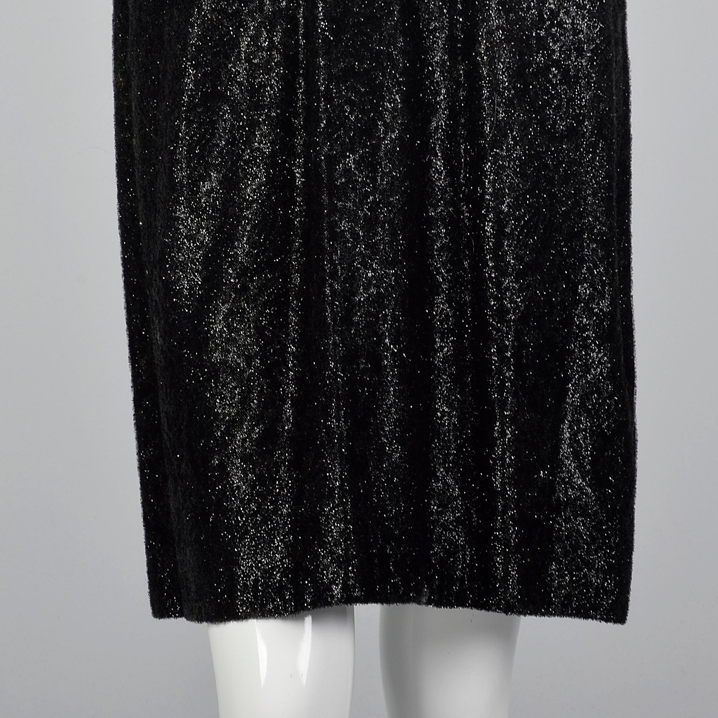 1960s Black Lurex Cocktail Dress from Marshall Field's 28 Shop