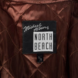 Medium North Beach Leather 1980s Brown Leather Coat