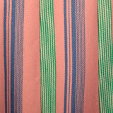 Small Valentino Boutique 1960s Pink Stripe Pleated Skirt
