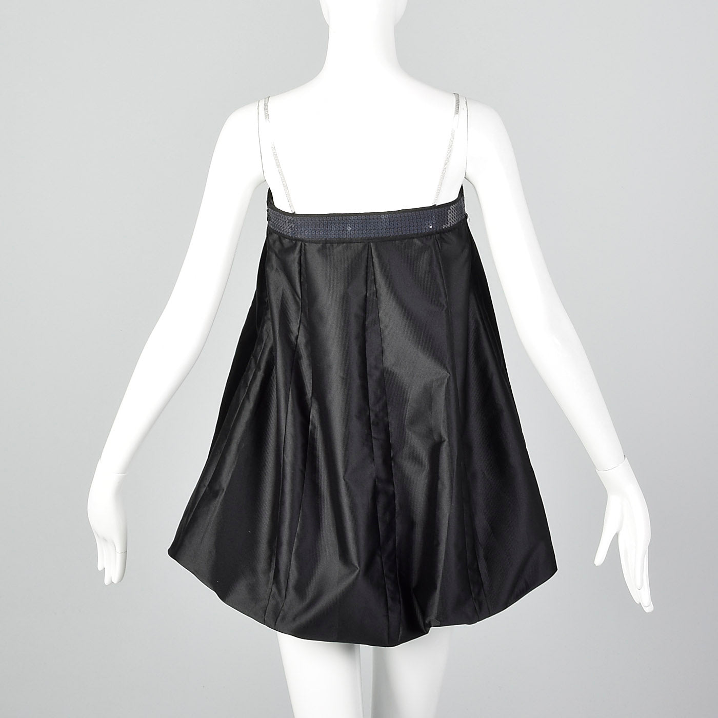 2010s Moschino Jeans Black Bubble Dress