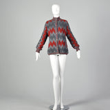 Medium 1970s Reversible Sweater Jacket